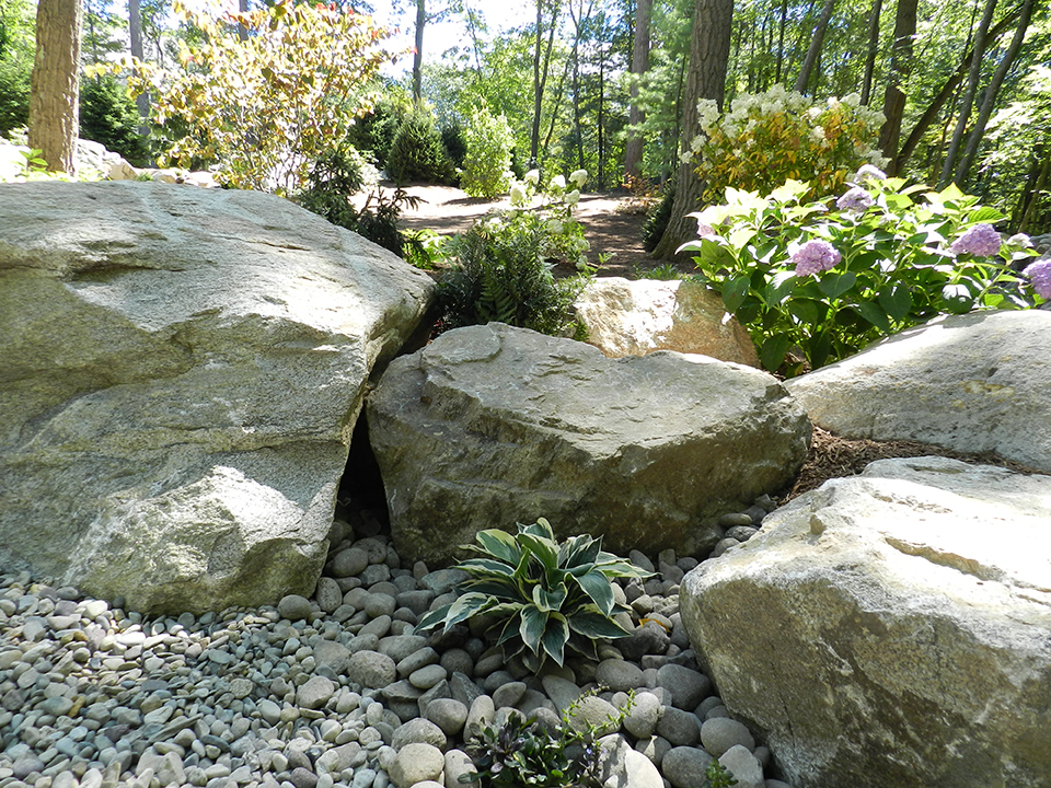 Landscaping with Boulders | Bolton Landscape Design ...